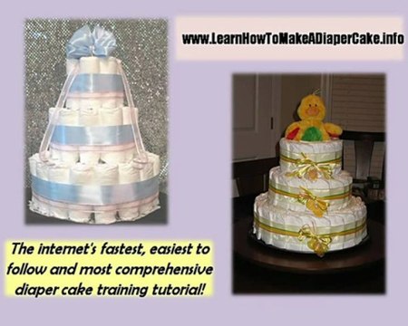 Easy Way to Make Diaper Cakes Unique for Baby Shower Gifts