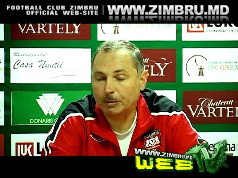 Conferinta de presa FC ZIMBRU-FC Olimpia / Cupa R. Moldova /