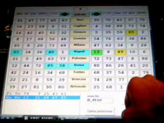 SOFTWARE METODO (GRATIS) LOTTO AMBO TERNO 16/99