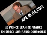 Le Prince Jean de France sur Radio Courtoisie (Partie 2)