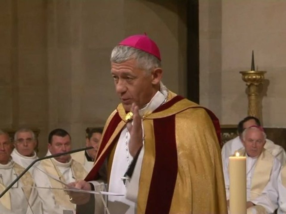 Installation de Mgr Luc RAVEL à la cathédrale des Invalides