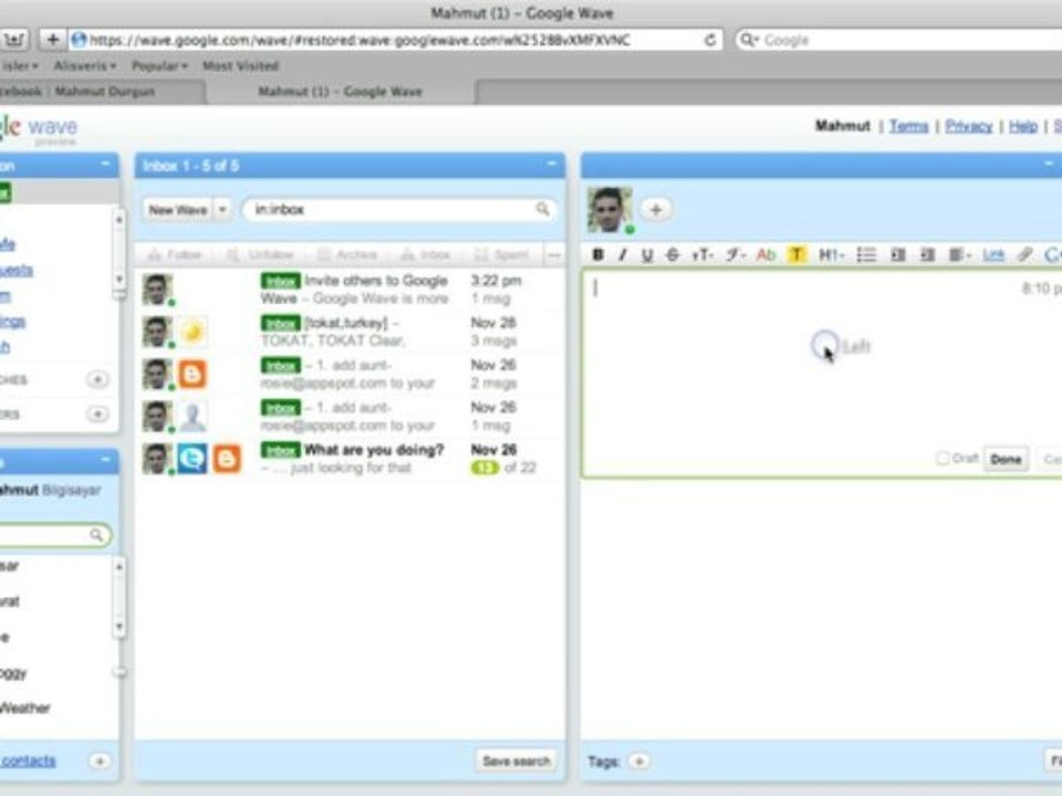 Google Wave Nasil Kullanirsiniz