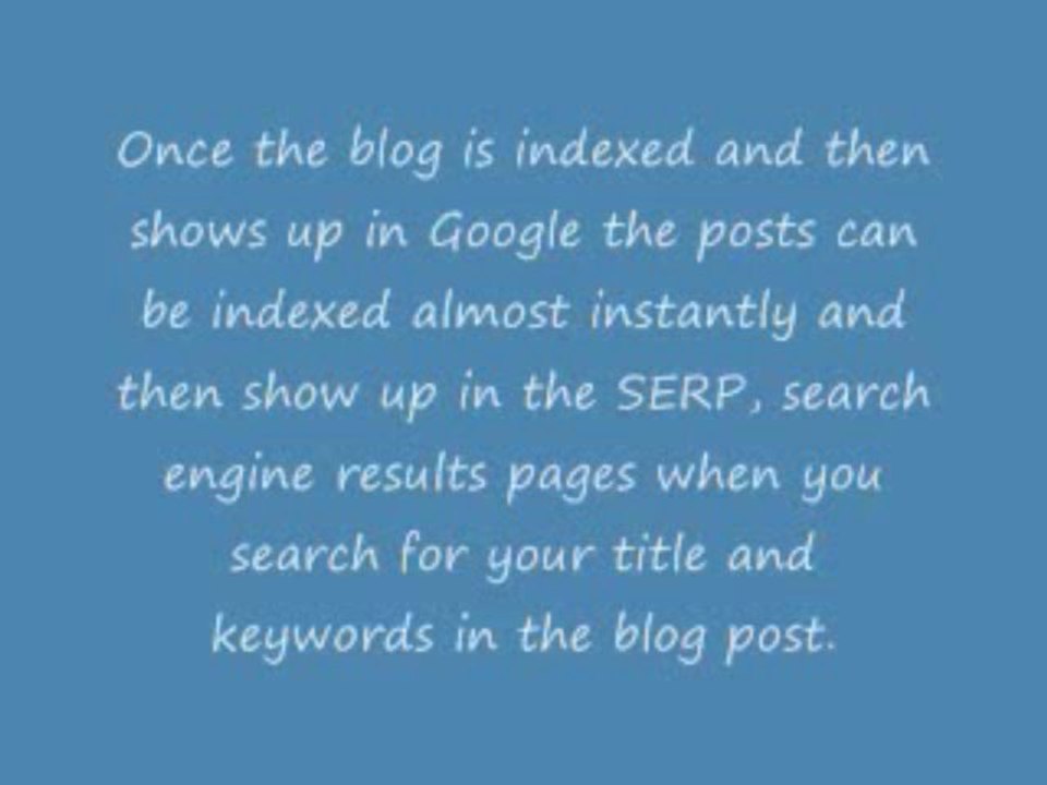 How long does it take to get indexed by Google?