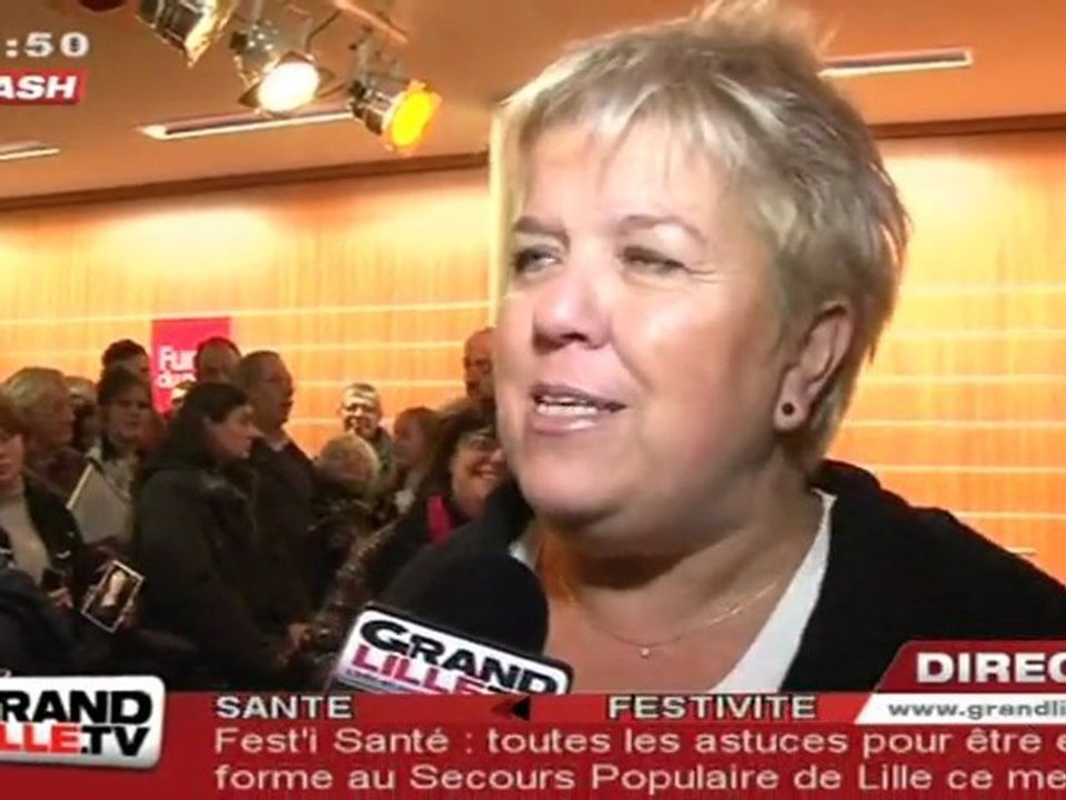 Mimi Mathy en dédicace au Furet du Nord (Lille)