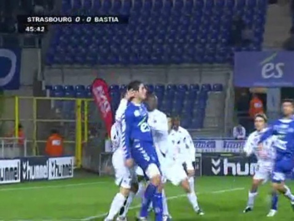 L2 / 2009-10 - Strasbourg 2-1 Bastia : le résumé