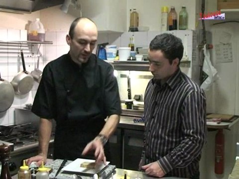 Pressé de foie gras et râble de lapin farçi aux fruits secs