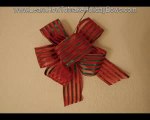 Learn How to Make Christmas Bows Perfect holiday decoration!