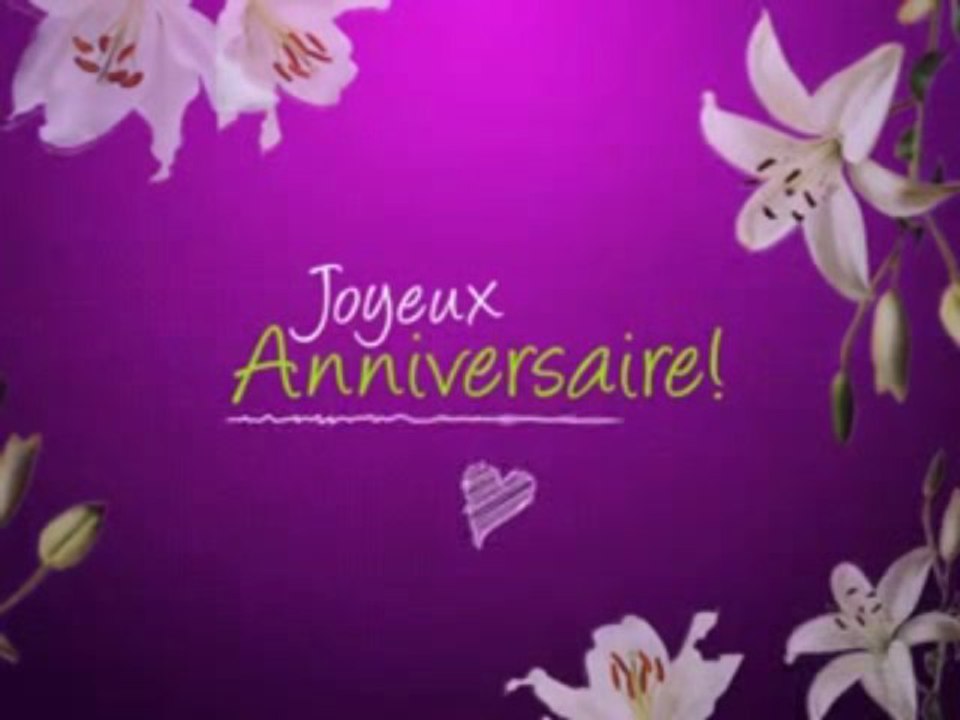 Carte poeme anniversaire