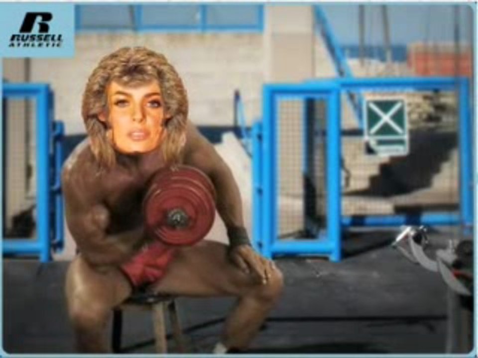 Russell Athletic 80s-izer muscle beach body builder