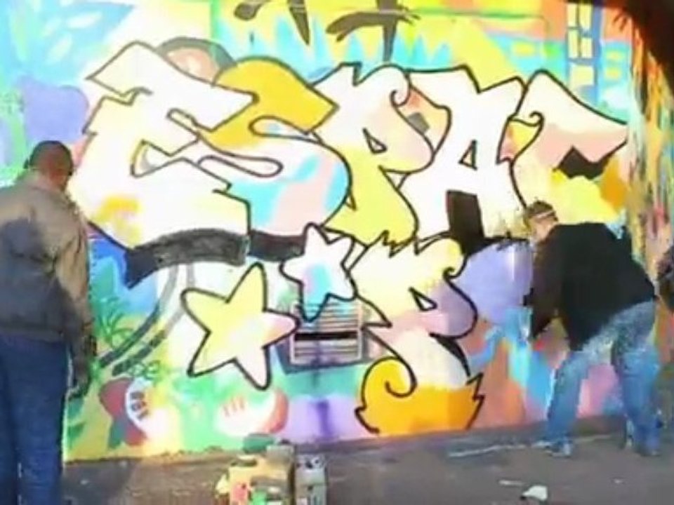 Graff Téléthon EPA - Combs la Ville.