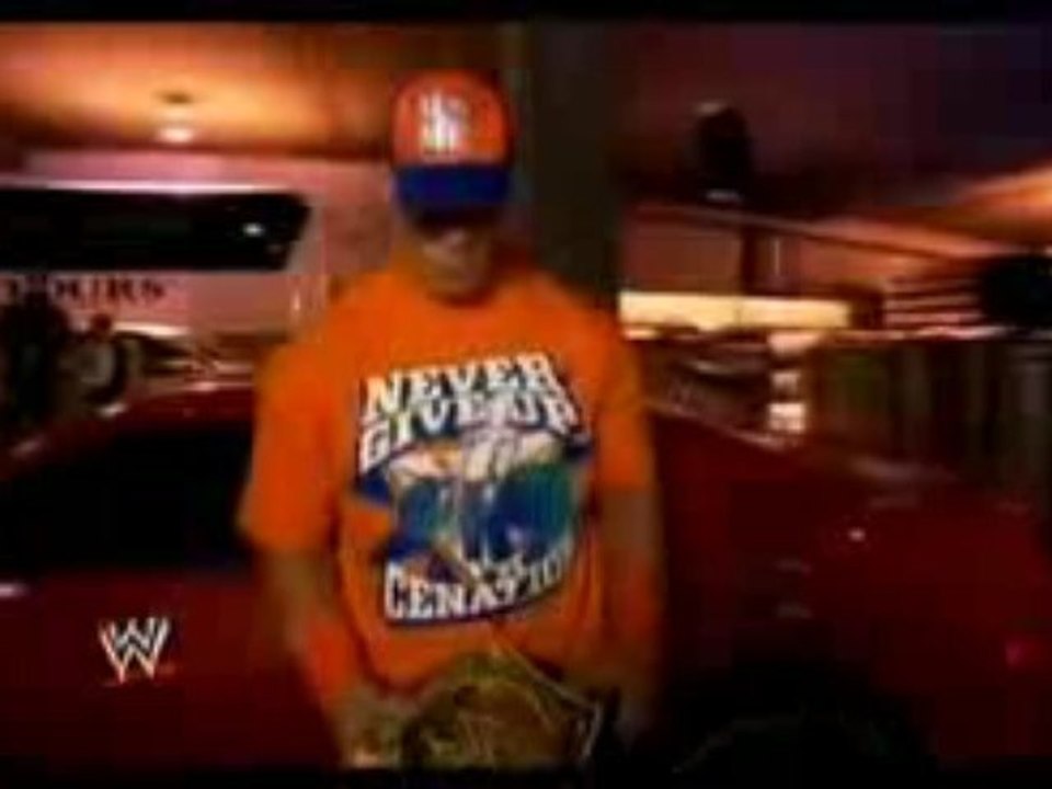 John Cena with a Cars "Monday Night Raw 11/30/09"