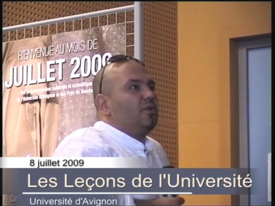 Les Leçons de l'Université 2009 - A. Manzanares