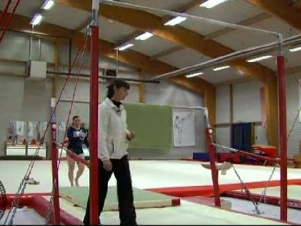 Gymnastique : entraînement d'une championne