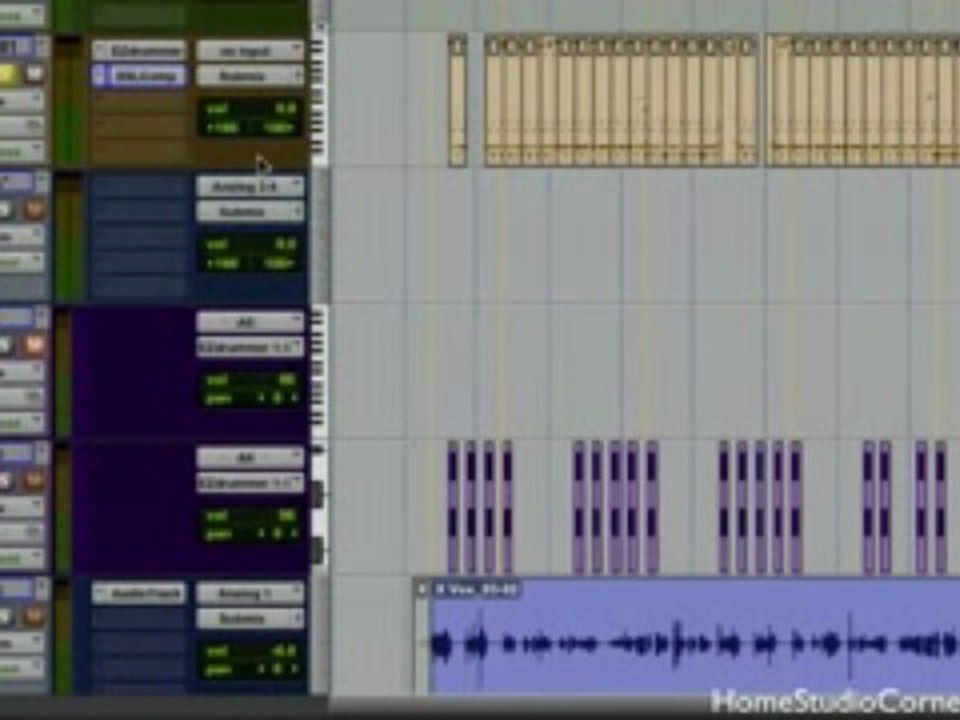 Printing Effects and Instruments in Pro Tools