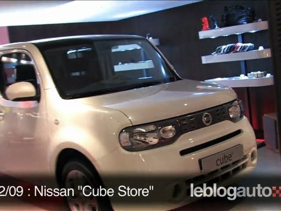 Brève 02/12/09 : Nissan Cube - Cube Store à Paris