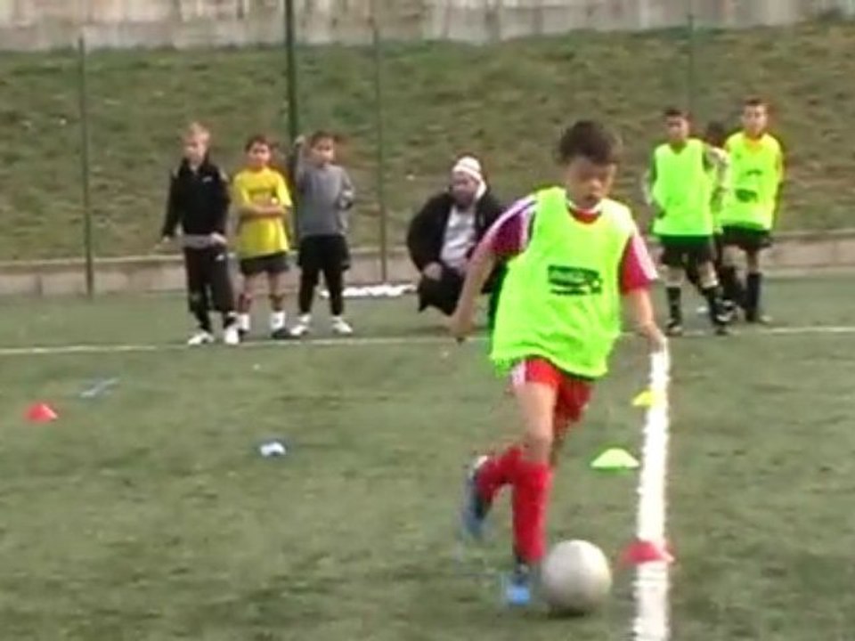 Les U 11 équipe2  a l'entraînement.