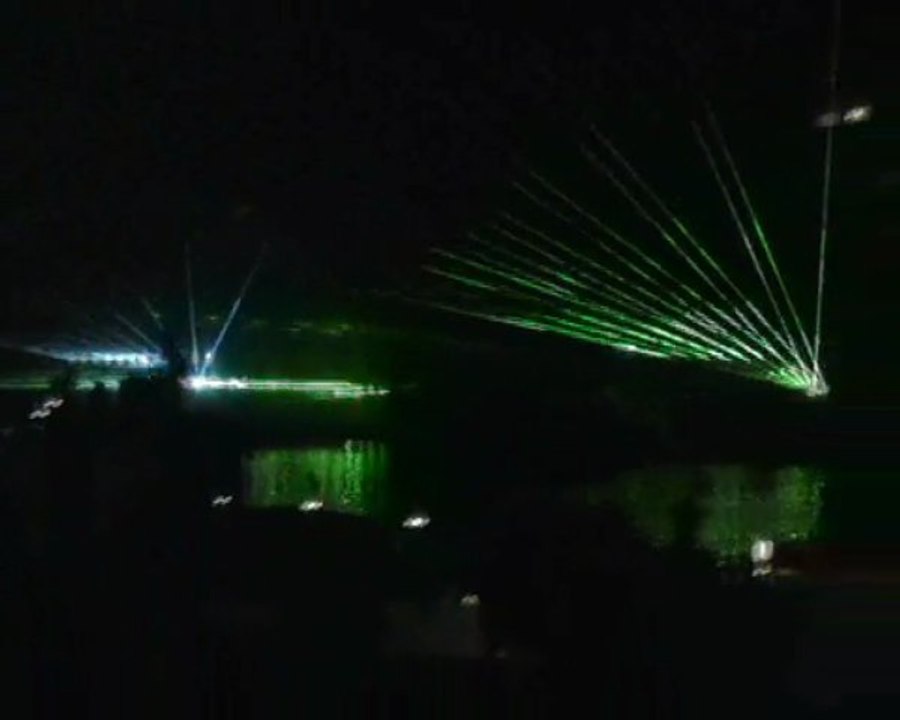 rixos tiesto-beam-show