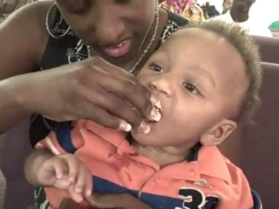 ryan eating communion
