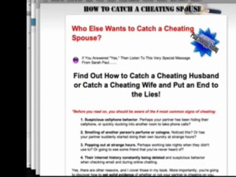 Spy on a cheating spouse If You Want To Catch Your Spouse Ch