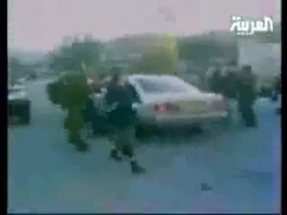 Run over a Palestinian by Jewish settlers