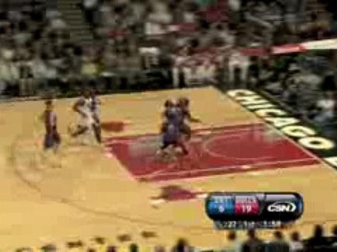 NBA John Salmons steals the ball and goes coast-to-coast for