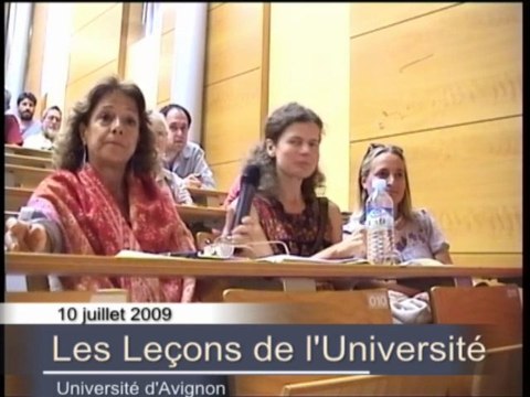 Les Leçons de l'Université 2009 - 10/07 - Wajdi Mouawad (2)