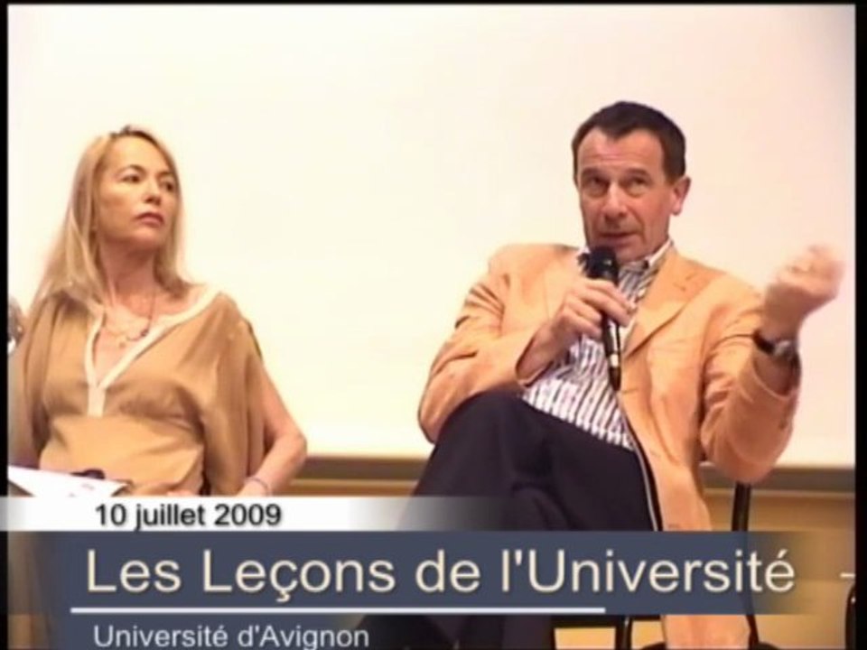 Les Leçons de l'Université 2009 - 10/07 - Yves Winkin