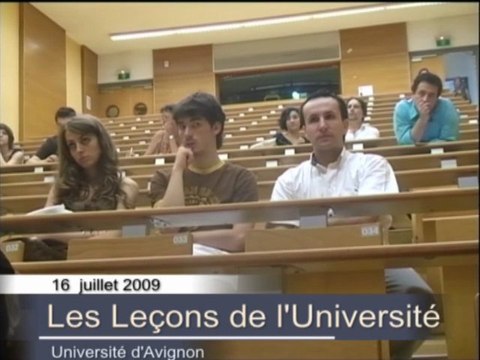 Les Leçons de l'Université 2009 - 16/07 - A & P Poirier (1)