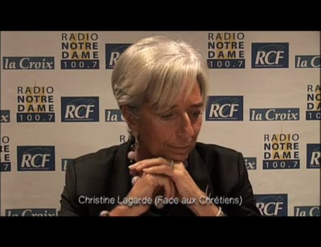 Christine Lagarde - Face aux Chrétiens partie 2 - 03/12/2009