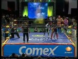 Cuervo, Escoria, Ozz vs El Elegido, La Parka Jr., Pimpinela