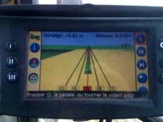 Semis blé EZ-steer