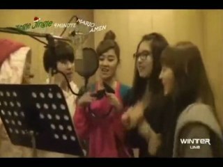 [MV WinterLine3] 4Minute ft Mario,Amen - Jingle Jingle(징글징글)