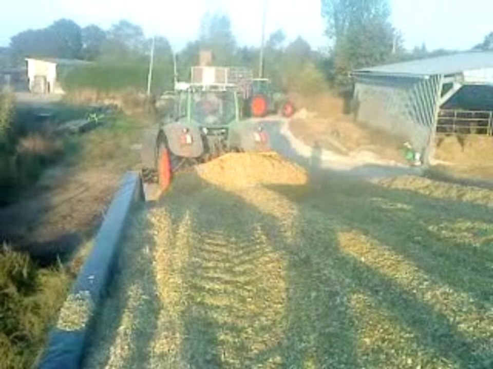 tas d'ensillage avec fendt 927