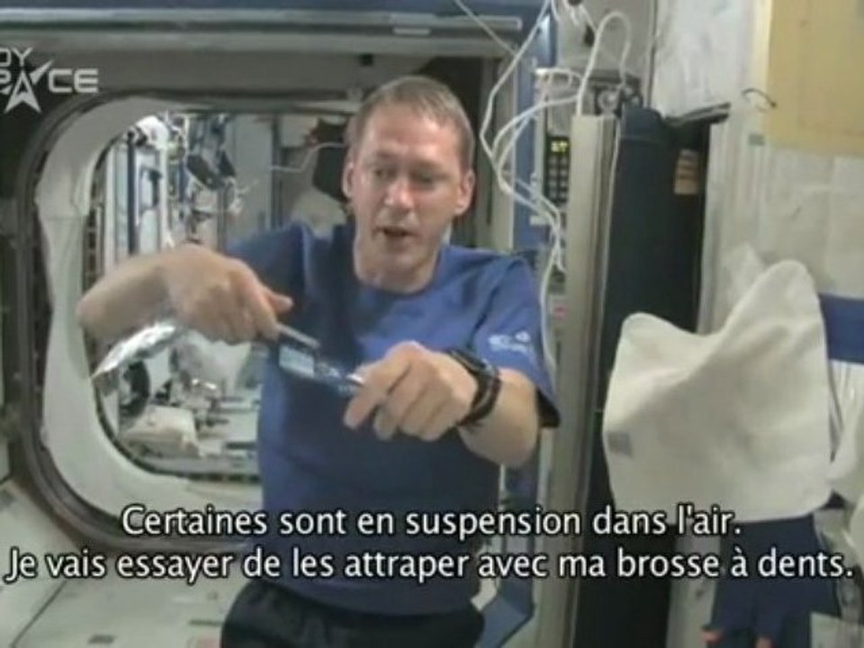 Toilette dans l'ISS