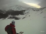 GoPro HD Head Cam Test - Skiing at Highwoodpass, AB