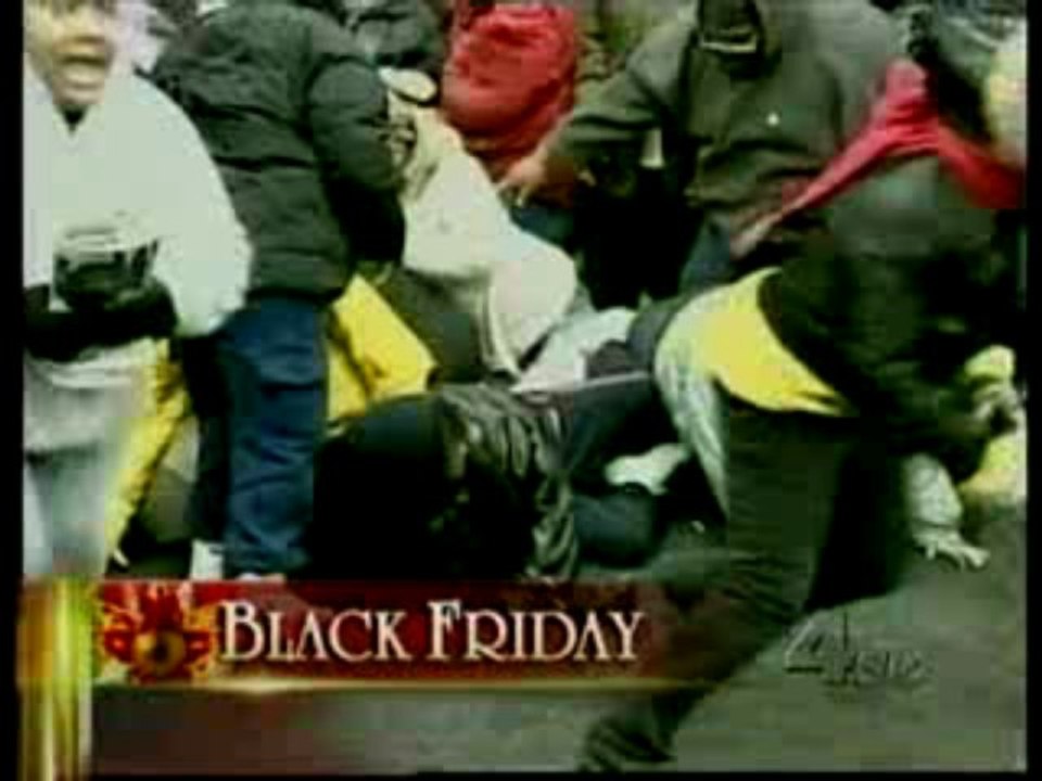 Black Friday walmart stampede