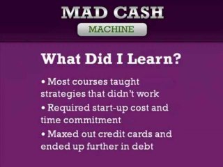 Make Money Online - Mad Cash Machine
