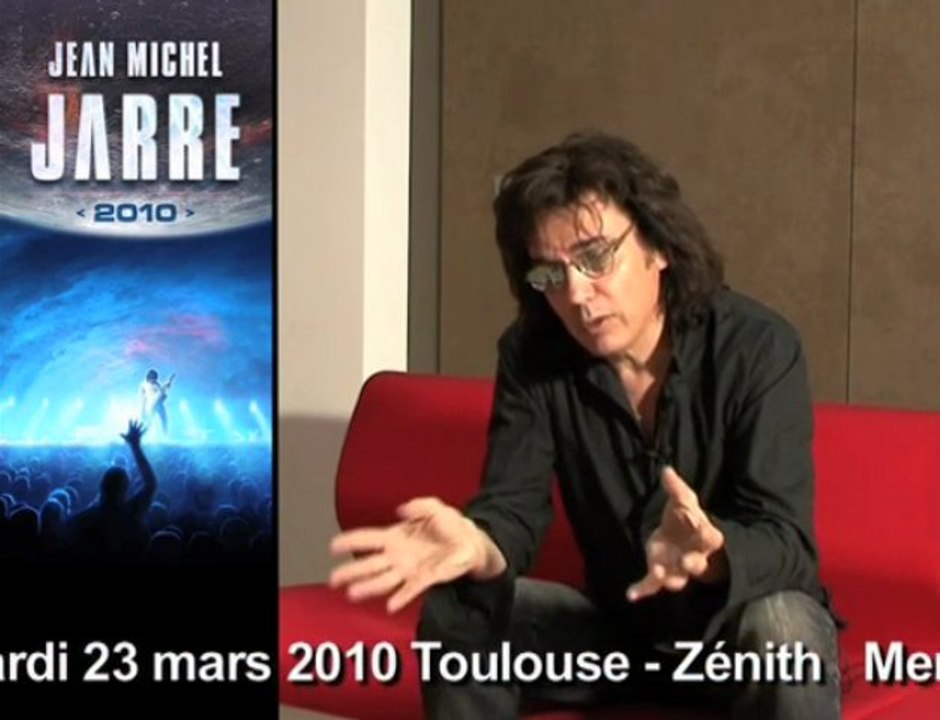 Jean-Michel Jarre en tournée en 2010 (La Boite Noire)