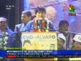 Evo Morales ante millones de seguidores en El Alto