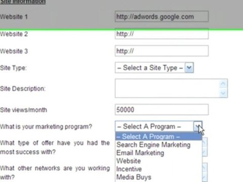 How to Apply to CPA networks