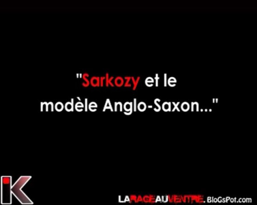 Sarkozy et le modèle "anglo-Saxon"