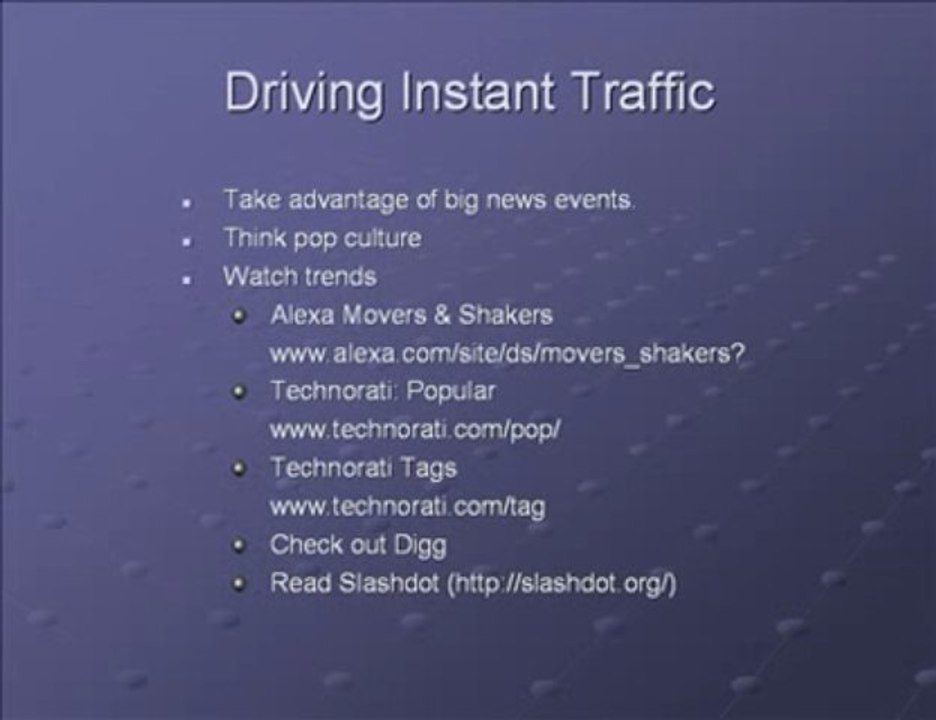 Driving Traffic to Your Blog