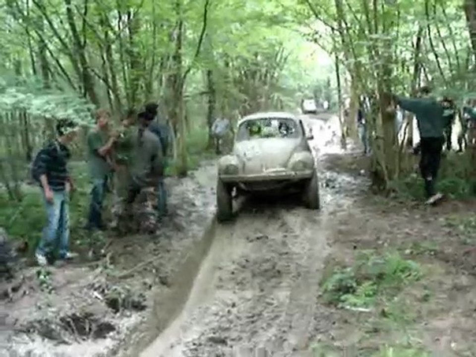 Mud Tour 2008 première sortie de la vw cox cross