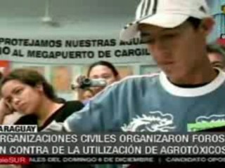 Denuncian efectos agrotoxicos en Paraguay