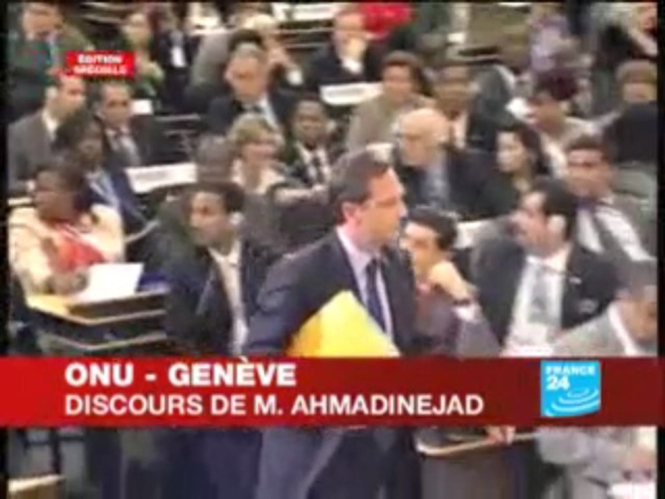 Discours de Mahmoud Ahmadinejad -ONU