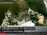 Asumen diputados nacionales en Argentina