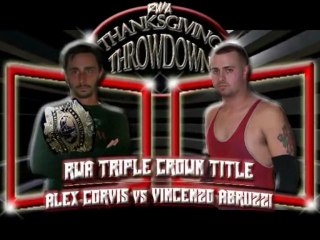 Thanksgiving Throwdown Match 6-RWA Triple Crown Title