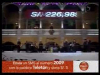 EN VIVO TELETON (PERU) 2009 LUCIA DE LA CRUZ PARTE 1