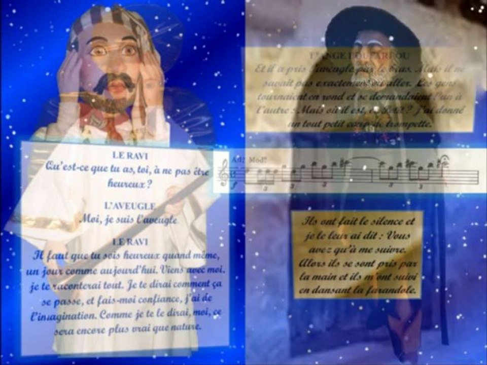 Pastorale Santons Provence - 4 - Le berger et son chien...