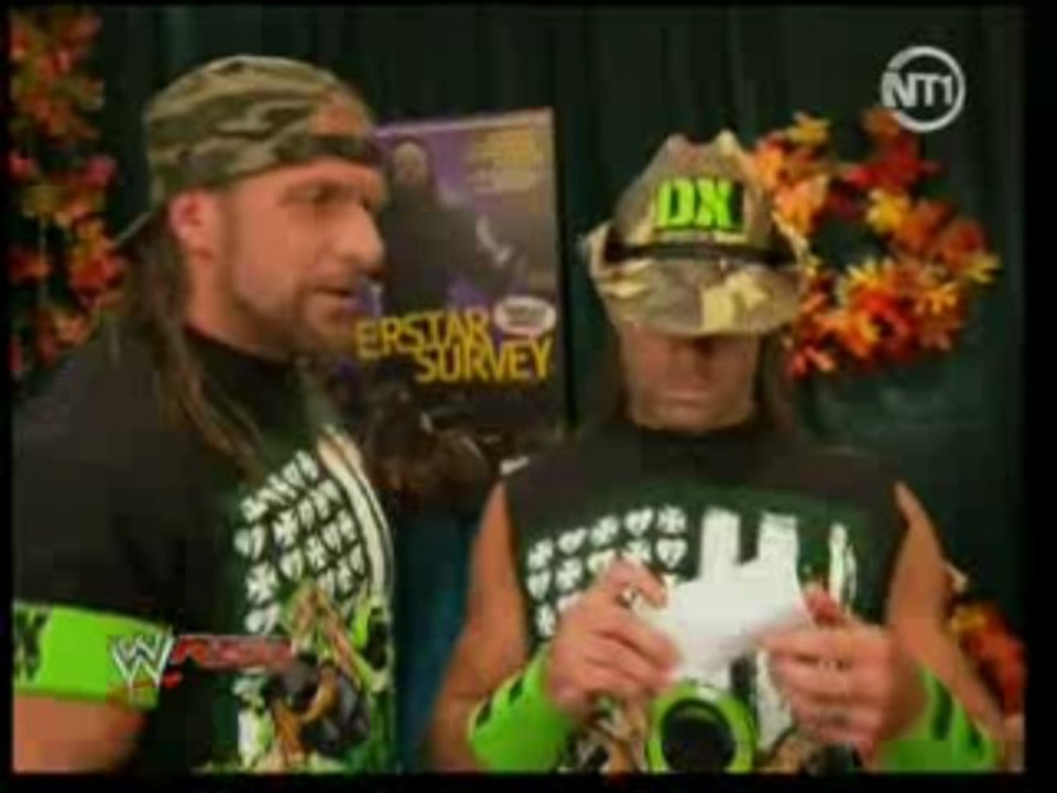 discutions entre TRIPLE H et Shawn Michaels 1/2